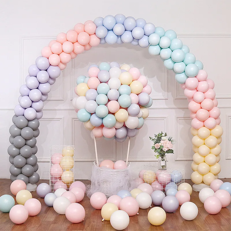 Латексные шары макарон в форме сердца любовь сетка globos подставка держатель Baby Shower День рождения украшения дети свадебные Декор Инструменты