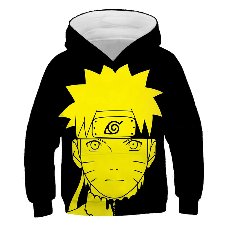 Толстовки с капюшоном для мальчиков японским аниме Наруто Kakashi Sasuke Gaara Itachi