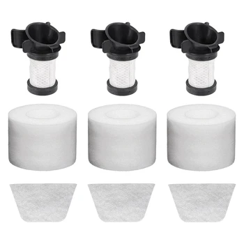

3PCS HEPA Filters 3PCS Foam,Felt Filters Kits for Shark ION Flex DuoClean,IF100 IF200
