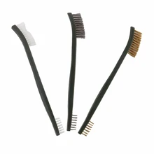 3 шт./компл. мини Нержавеющая сталь удалить щетки для ржавчины мини латунь Чистящая полирующая детали металлический кисти инструменты для очистки дома Наборы