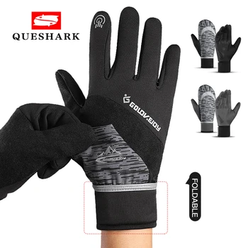 

2 in 1 Waterproof Windproof Reflective Non-slip Warm Touch Screen Skiing Gloves Running Hiking Fishing Snowboard Sport Gloves