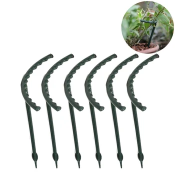 

6pcs/set DIY Plant Support Frame Artificial Mini Climbing Trellis Flower Stand Garden Tool Plastic Flower Plant Support