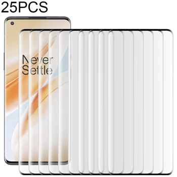 

For OnePlus 8 Pro 25 PCS 3D Curved Edge Full Screen Tempered Glass Film