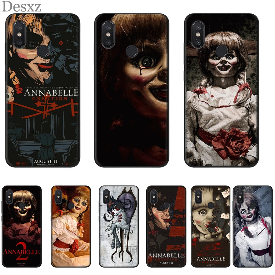

Mobile Phone Case TPU For Redmi Note 4 4X 5 6 7 Pro 5A Prime Cover Annabelle Creation Horror