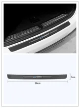 

1PCS Car Sticker Carbon Fiber Interior car trunk bumper sticker for the Cold Thunder MK Cross millionaire ggl shape decal