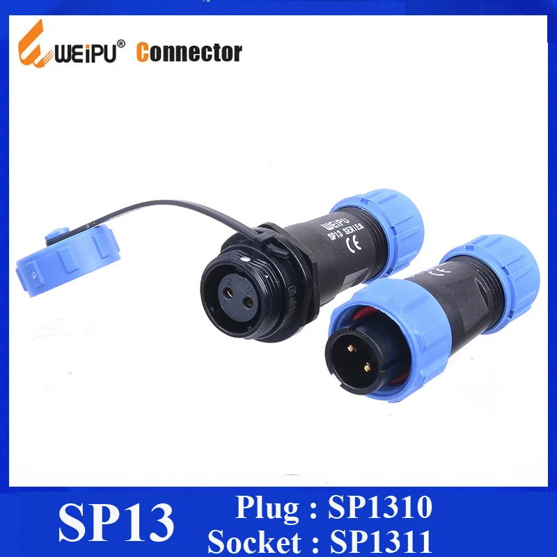 Оригинальный разъем Weipu SP13 IP68 2 3 4 5 6 7 9 контактный кабель штепсельная розетка