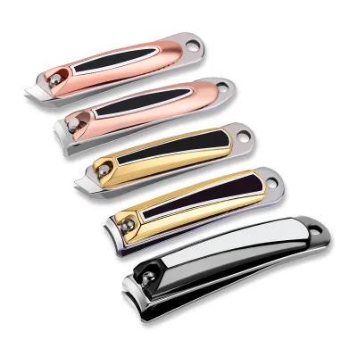 

2020 New TOP QUALITY Splash-proof stainless steel nail clipper oblique mouth dead skin scissors portable sharp personality
