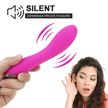 Waterproof Vibrator G Spot Vibrator for Women Strong Vibration Rechargeable Personal Vibrator for Effortless Insertion- Ideal 5