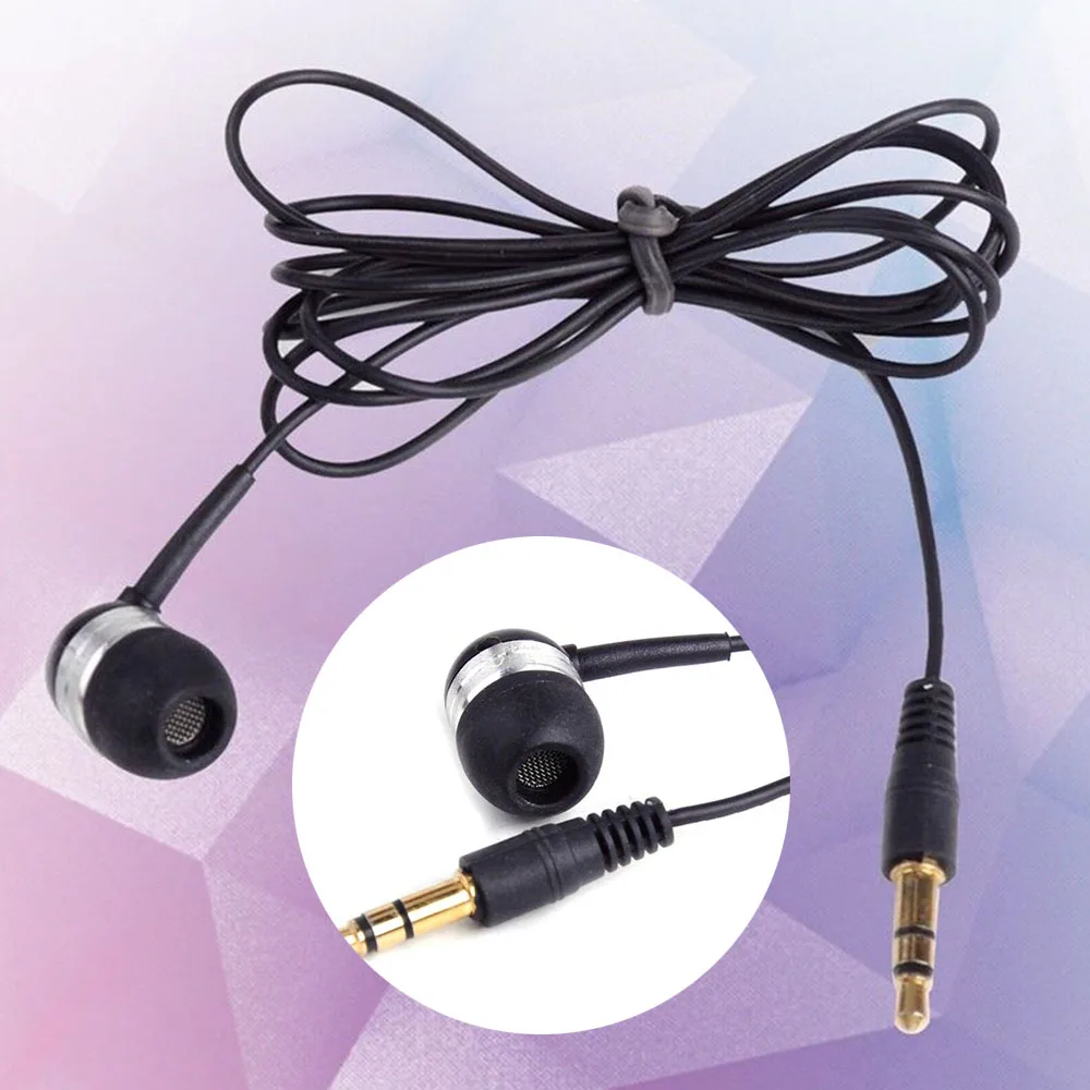 3.5mm Single Side Mono Earphone In Ear Earbud Headset Headphone For Phone Mp3 Walkie Talkie Computer Bluetooth  Tablet Pc ► Photo 3/6