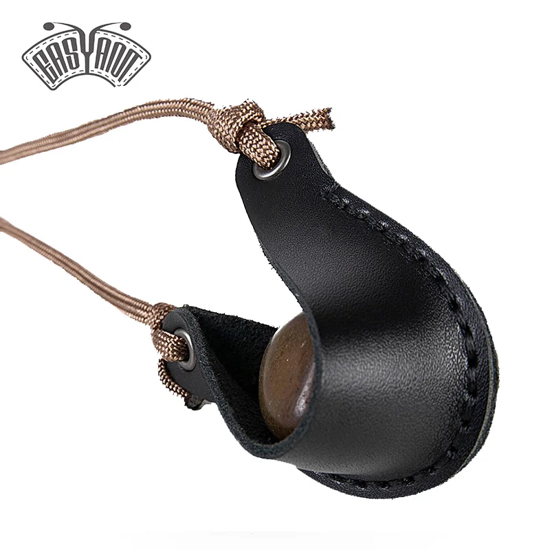EASYANT Handmade Leather Hunting Shepherd Slingshot Military Adjustable Folding Sling Strap | Багаж и сумки
