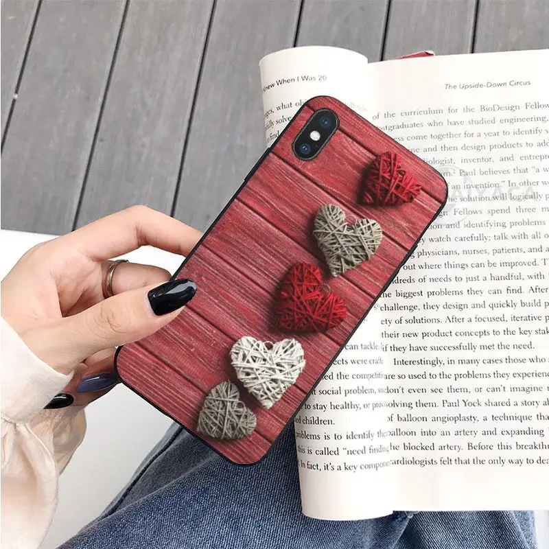 Fashion Kayu Tekstur Hati Dandelion Mandala Cellphone Cover untuk Huawei Kehormatan 8 8e 8X9 Lite 10 10i Lite 20 20i 30 Pro V30 Pro