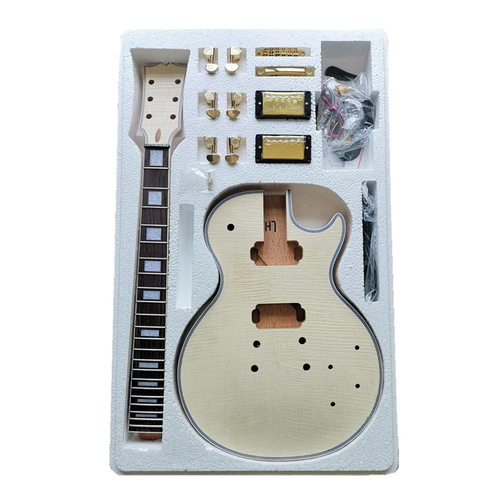 

Unfinished Electric Guitar Excellent Handcraft One Neck And One Body For LP