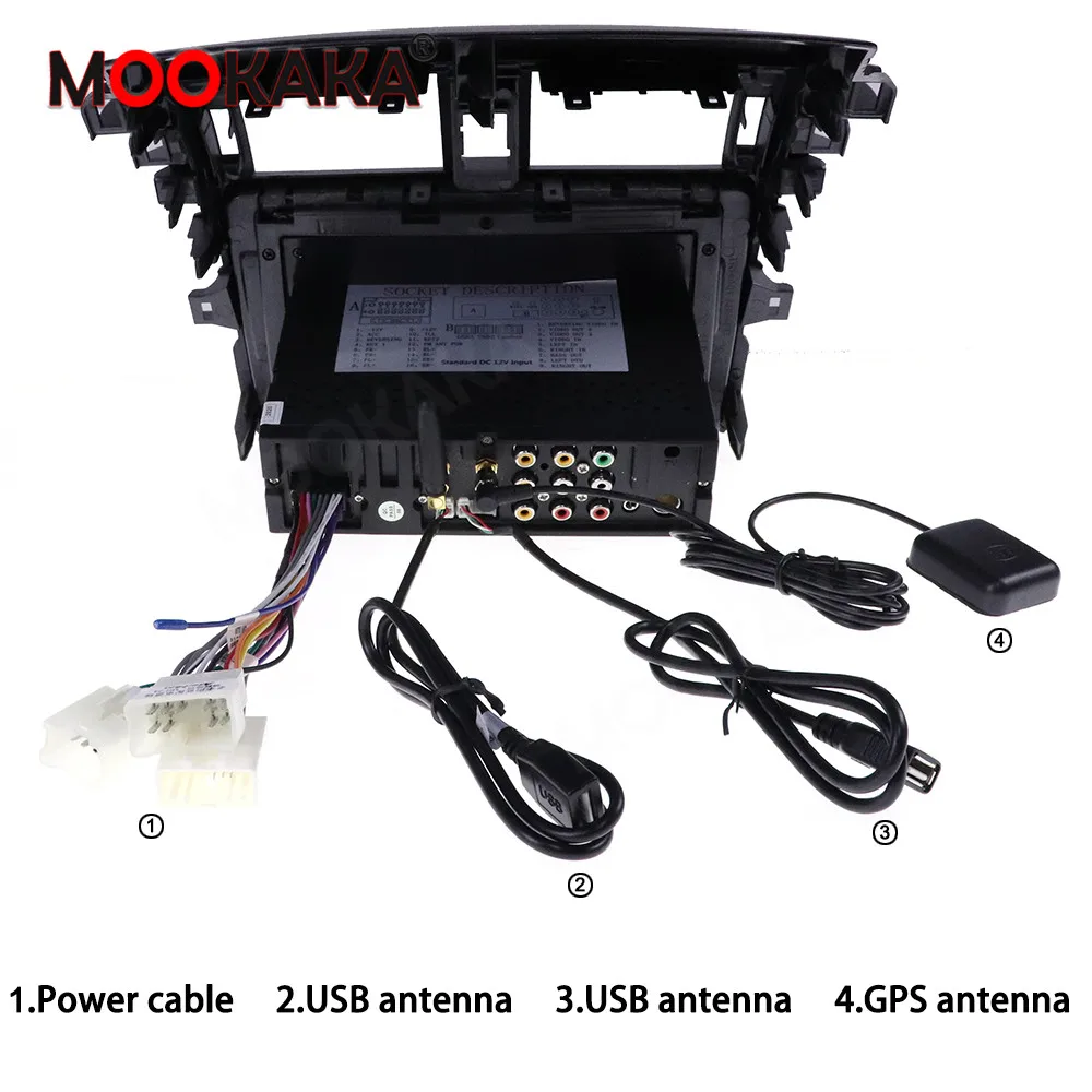 Автомагнитола с GPS навигацией для Toyota Corolla 2006 2007 2008 2013 Android 10 0|Мультимедиаплеер