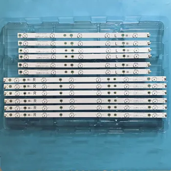 

1set=12pcs Led backlight for LE50D1452 T5002S 50PFF3655/T3 LD50V02S LB-PF3528-GJD2P5C506X11-R/L-H/B 6leds+5leds