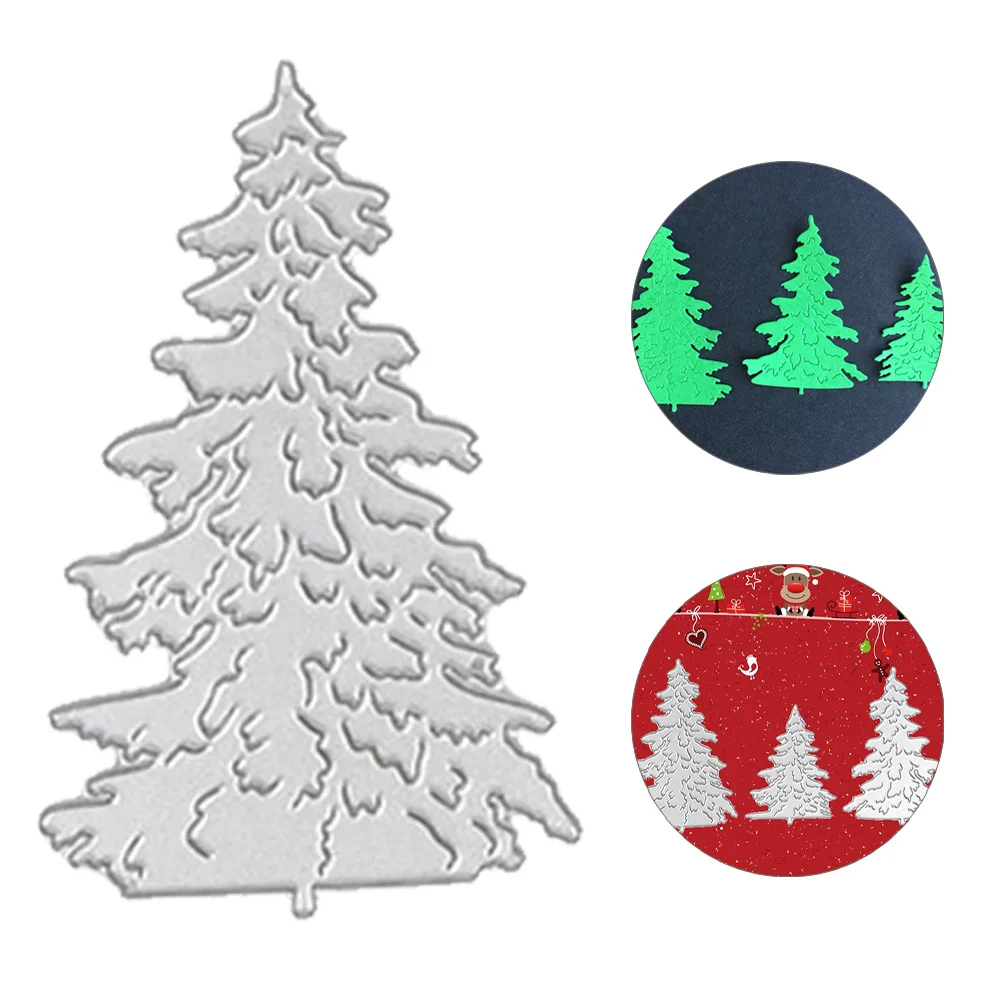 Christmas Tree Metal Cutting Dies Stencil Scrapbooking Craft Embossing Die Cuts