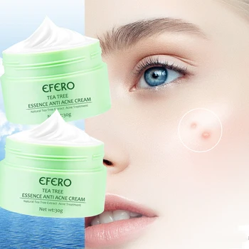 

Tea Tree Essence Snail Face Cream Anti Wrinkle Cream for Face Skin Care Repair Acne Treatment Cream Hyaluronic Aicd Moisturizing