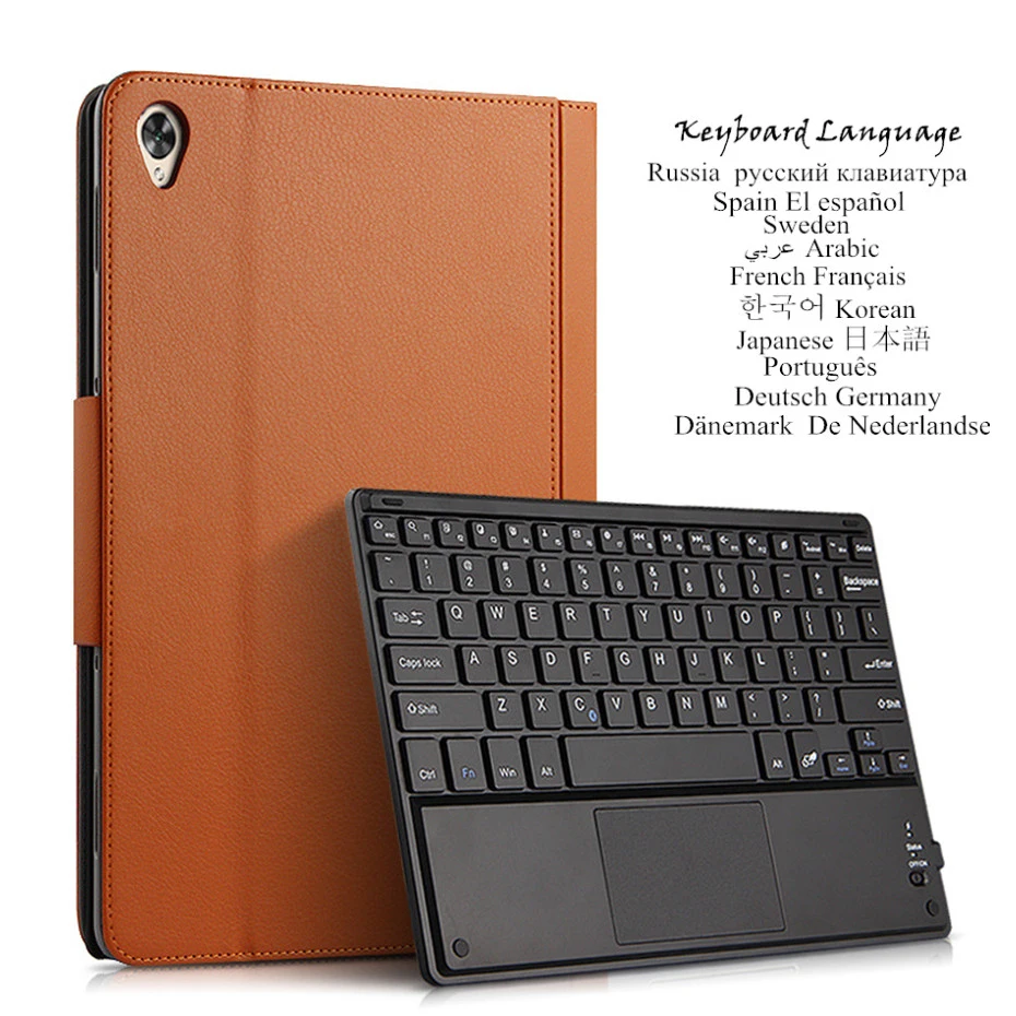 Чехол с Bluetooth клавиатурой для Huawei MediaPad M6 Pro 10 8 дюйма чехол VRD L09 W09 кожаный планшета