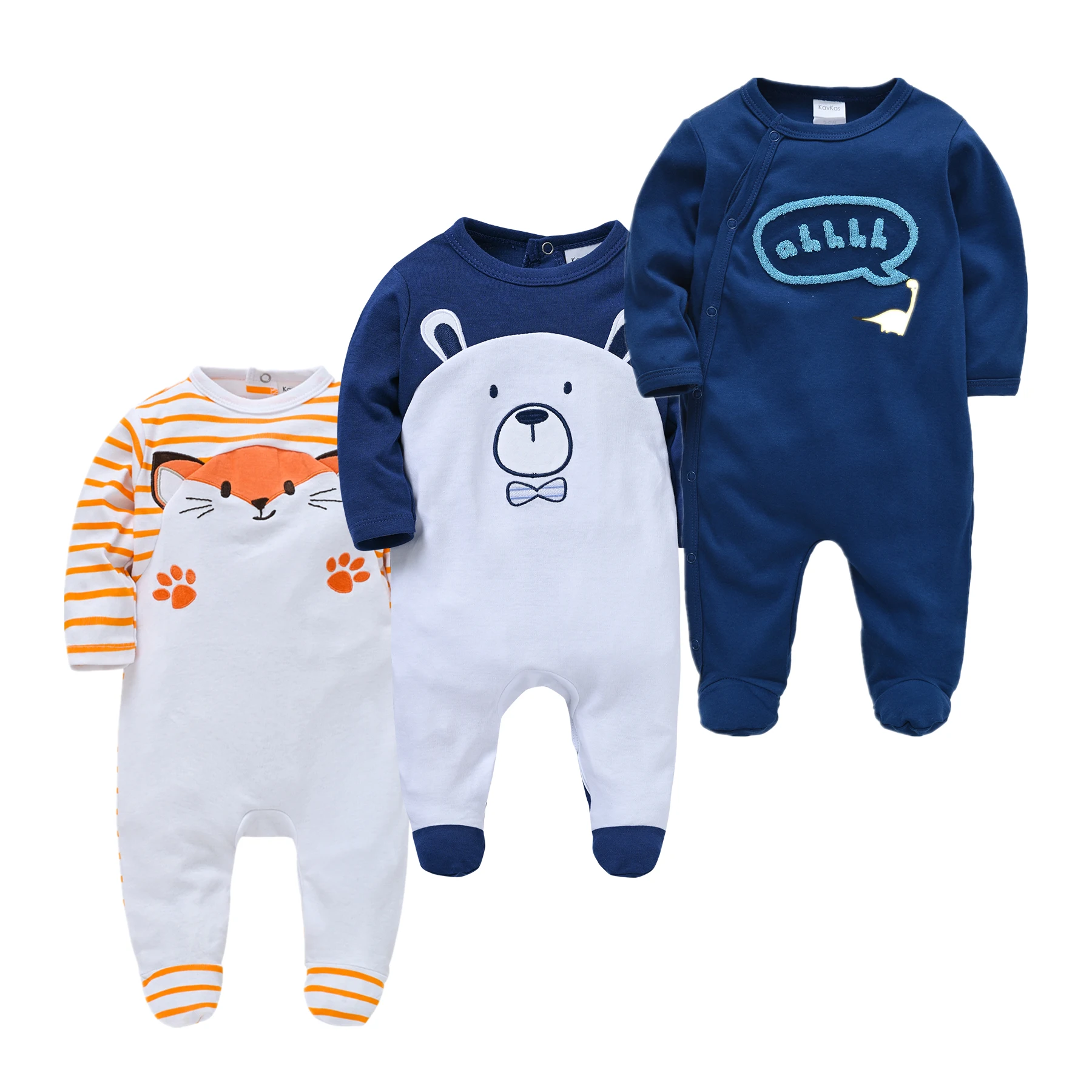 Autumn Spring Pijamas Set Cotton Cartoon Toddler Pajamas Boy Clothes Newborn Baby Girl Clothing Infant Jumpsuit for Baby Clothes