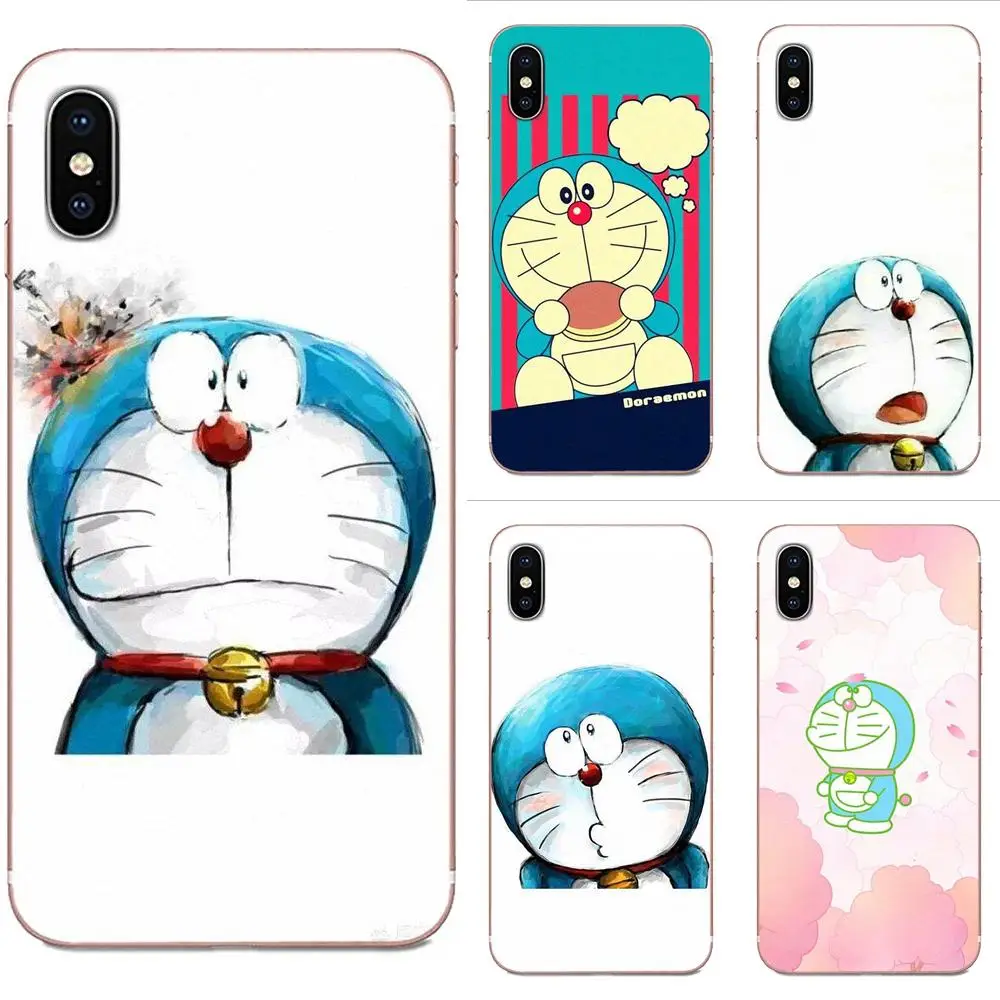 Милый мультяшный Doraemon Art для Xiaomi Redmi Note 8 8A 8T 10 K30 5G Pro Motorola G G2 G3 G4 G5 G6 G7 Plus чехол