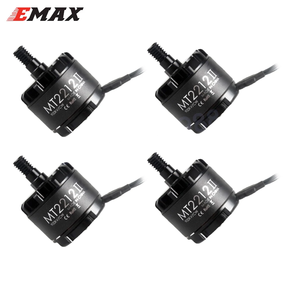 

4set/lot Original EMAX Cooling MT2212II 900KV CW CCW Brushless Motor with 1045 Propeller for RC Multicopter(2CCW+2CW)