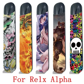 

20pcs Fashion Wraps Case Cover Film Sticker for Relx Alpha E-cigarette Cover Case Ultra-thin Sticker