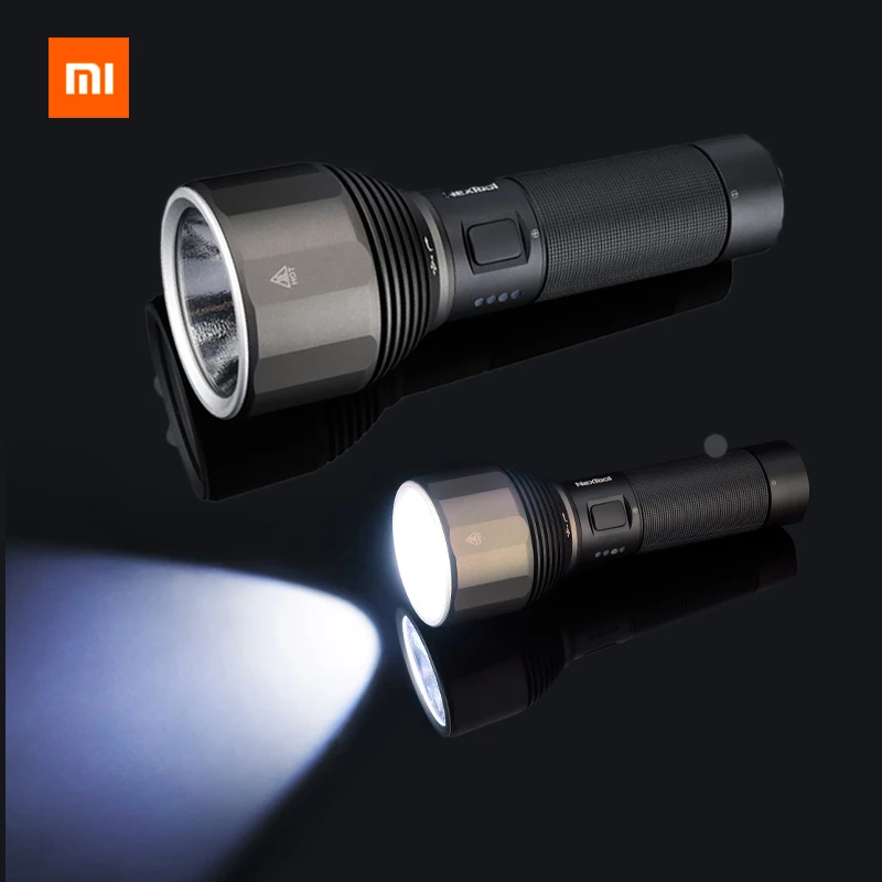 

XIAOMI NexTool 2000lm 380m USB-C Rechargeable 5 Modes IPX7 Waterproof LED Flashlight Type-C Seaching Torch for Camping