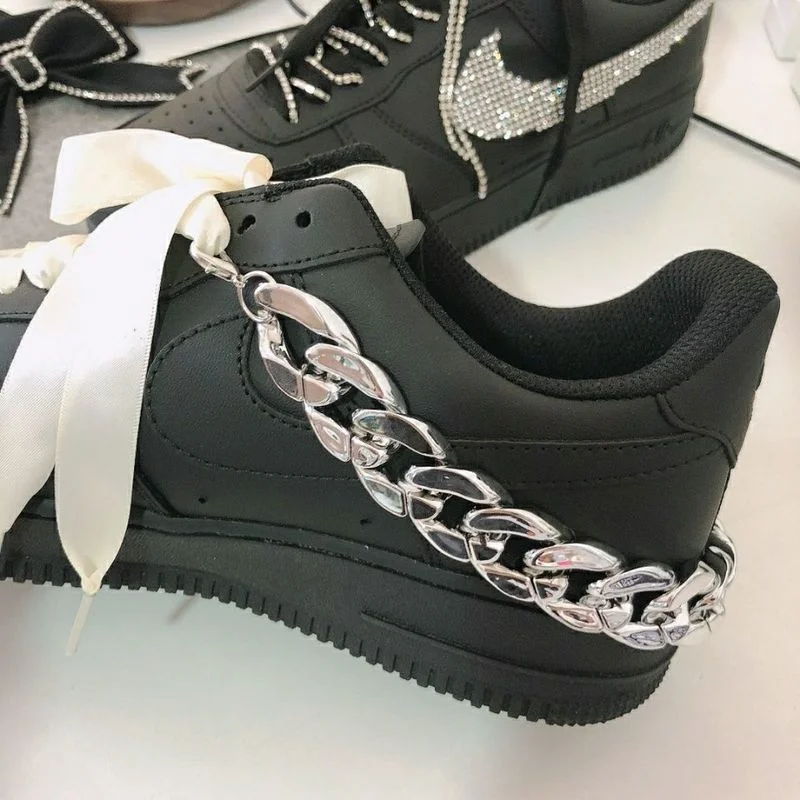 Подвеска сделай сам в стиле панк на цепочке для обуви Nike Air Force 1 светильник