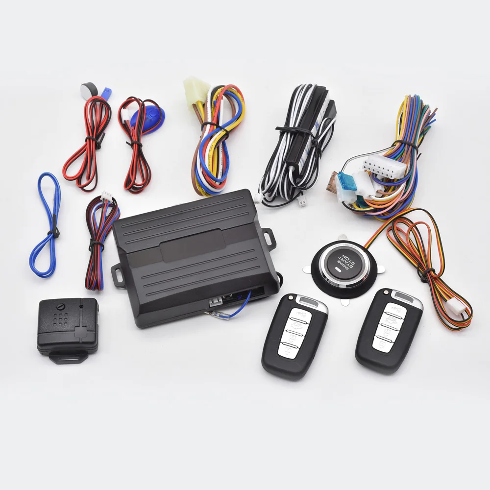 

PKE Wholesale Auto Passive Keyless Entry PKE Alarm System With Push Button Start Stop 12V in South American Market
