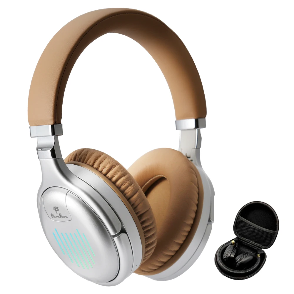 Bluetooth Headphones Active Noise Cancelling Wireless & Wired Headset With Mic Deep Bass Stereo Sound  Earphone For mobile PC