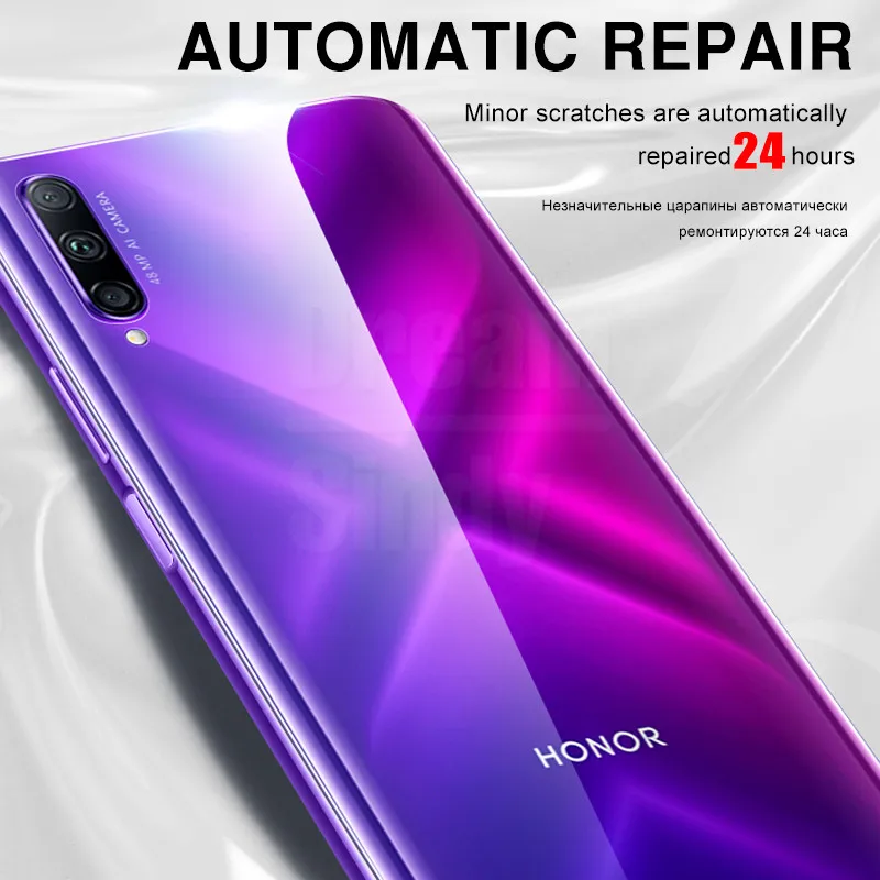 100D задняя Гидрогелевая пленка для huawei Honor 8X9X9 Lite 10 10i Honor 20 Pro Передняя защитная пленка