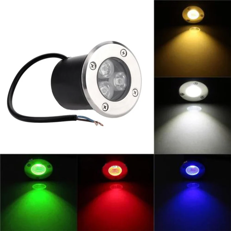 3W COB Buried Lamp LED Underground Pathway Garden Square Light IP67 Waterproof Home Garden Supplies