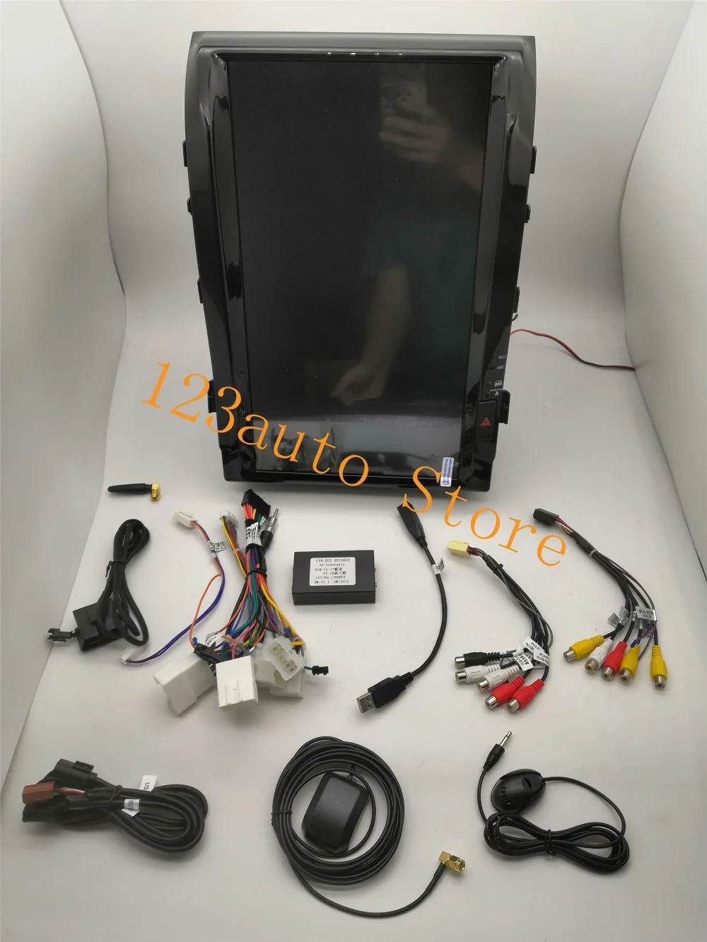 16 дюймов вертикальный Tesla стиль Android 8,1 Авто DVD gps NAVI плеер для TOYOTA LAND CRUISER LC200 VXR GXR 2008- PX6 ips