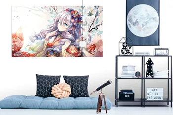 

[Self-Adhesive] 3D Mmihoyo 567 Japan Anime Wall Stickers Mural Decal Wall Murals AJ WALLPAPER Belly