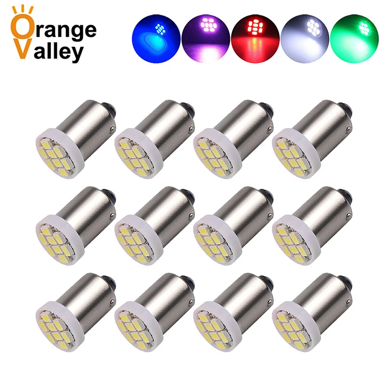 12 шт. Лучшая цена T11 BA9S 1895 T4W 363 8 светодиодный 1206 SMD авто для чтения светильник
