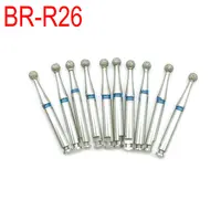 10 sztuk/pudło Dental niska prędkość wiertła diamentowe dla RA 2.35mm Shank rękojeść RA wiertła diamentowe wiertarka polerka 36 modele opcjonalne 3