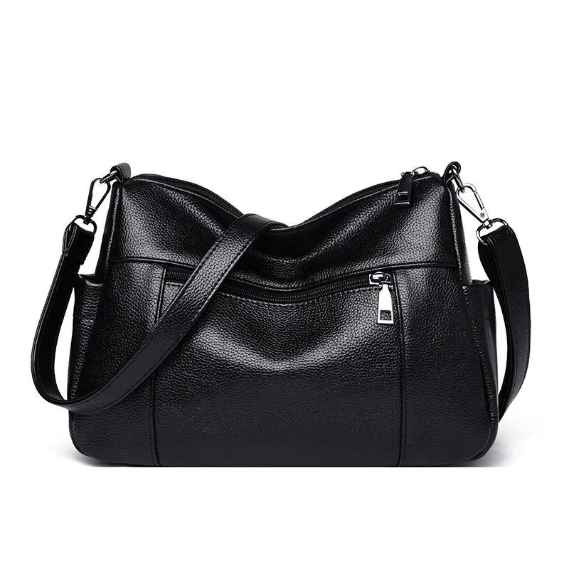 

Cross Border FOR WOMEN'S Bag New Style Soft Leather Shoulder Bag Korean-style Fashion Embossed Leather Shoulder Bag Casual Versa