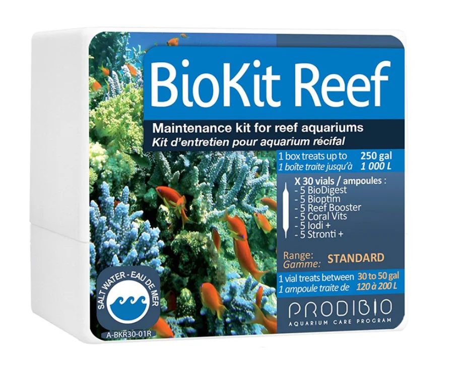 Prodibio BioDigest BioTrace BioVert Bioptim Coral Vits Stop Ammo Biokit Reef Booster All in one Listing