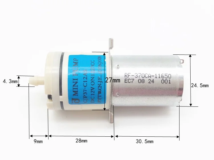 Фирменная Новинка 27 мм 12V воздушный насос CJP37-C12A5 27*58 измерять кровяное давление