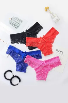 

3pcs/pack Underwear Women's Intimates Panties Women's underwear sexy seamless low-rise thong women's t-pants triangle cotton