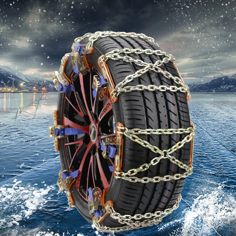 

Lcyonger Steel Truck Car Anti-skid Wheels Tyre Tire Snow Ice Chains Belt For Winter Snow Mud Car Truck Cable Ties Safe for Honda