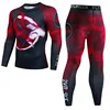 Men's Thermal Underwear For Men Male Thermo Kickboxing Clothes Suits MMA BJJ Tights Set Winter Quick Dry Long Johns Tracksuit 05 2