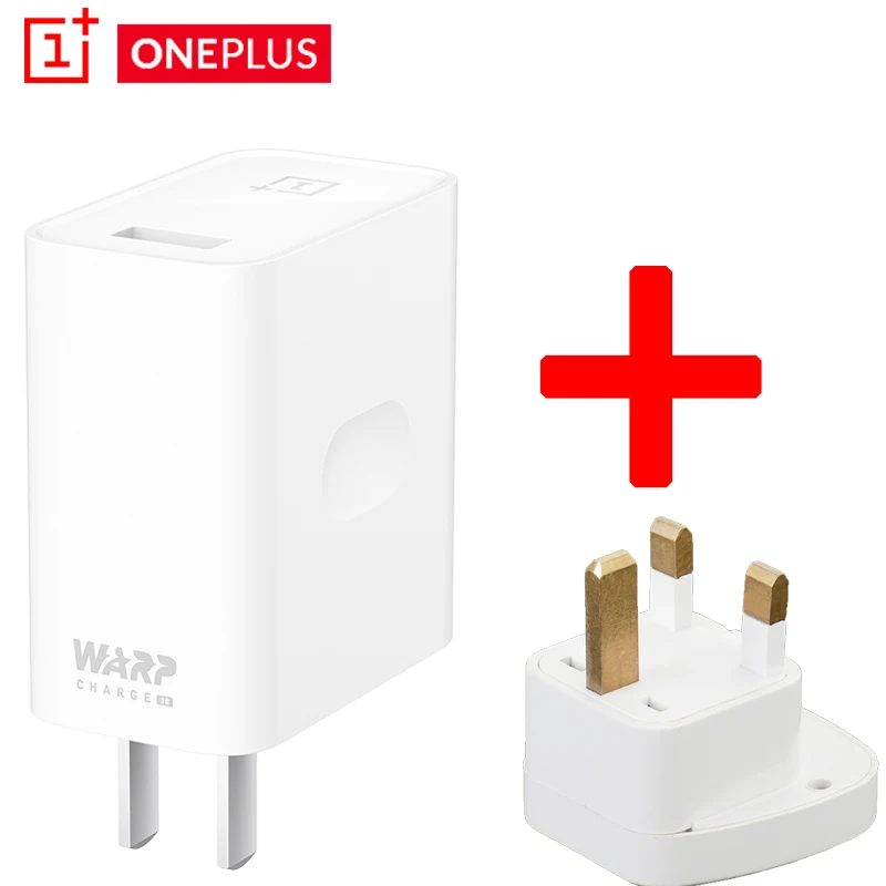 OnePlus Warp зарядный кабель 5 в 6 Вт 30 Вт type-C 100 см 150 см для one plus 7 Pro 6 6T Oneplus 7T Pro mobliephone - Тип штекера: Charger  For UK