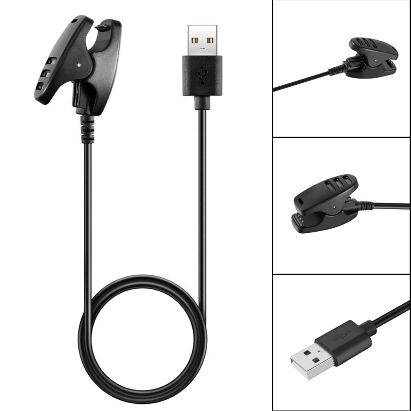

1M USB Clip Charger Cable for Suunto 3 Suunto 5 Spartan Trainer Ambit Ambit 2 3 Traverse USB Cable Charger Smart Watch Accessory