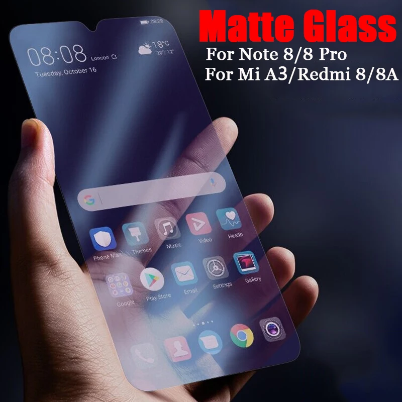 Матовое закаленное стекло Xiaomi Redmi Note 8 Pro Mi A3 для K30 8A 8t | Мобильные телефоны и