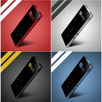 

Hot selling Portable Bluetooth mp3 player mp4 touch screen ultra thin mini student lossless music listen to song artifact