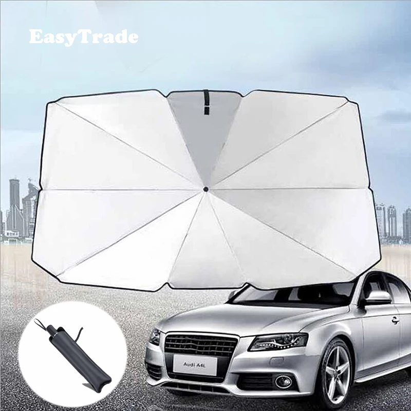 

For Audi Q5 Q7 Q3 Q8 A4 A3 A6 Accessories Car Sunshade Front Windshield Parasol Sun Visor Sunscreen UV Heat Insulation Film