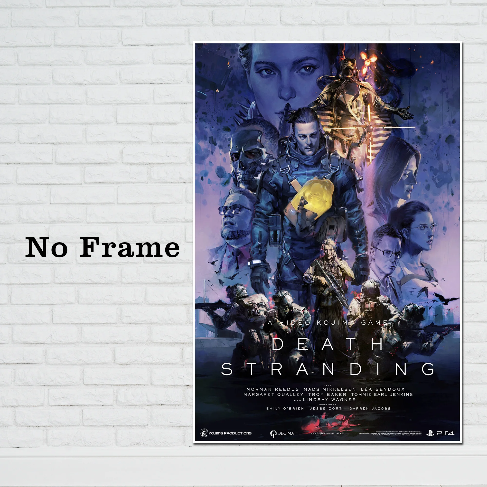 Unframed the Poster Decoration Painting of Death Stranding on HD Canvas Painting Art Wall Pictures for Living Room Game Poster image 2