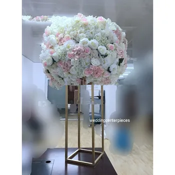 

10pcs 80cm tall 0Modern decorative metal frame table top flower stand designs