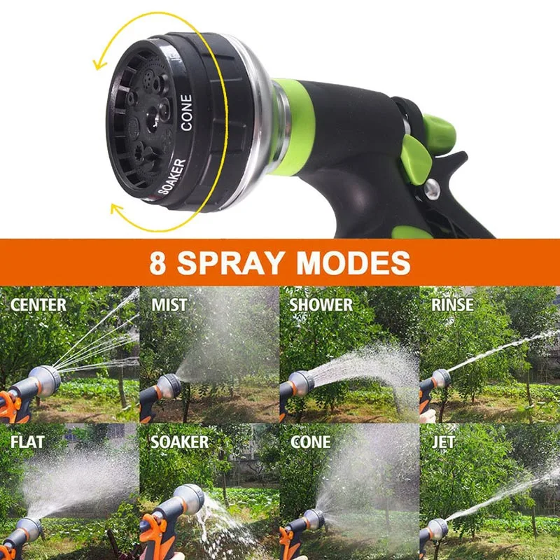 

8 modes Watering Gun Garden Nozzle Hose Nozzle Adjustable Nozzle Water Gun Lawn Hose Multifunction Garden High Pressure Sprayer