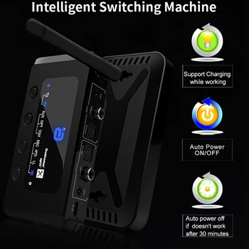 

MR265 Audio Receiver Adapter PC Wireless Speakers Bluetooth 5.0 Headphone Optical Coaxial Practical Home TV USB Charging